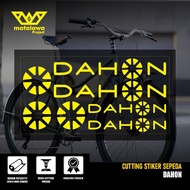 Cutting Sticker folding bike dahon frame seli Sticker bike