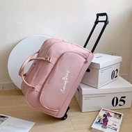 A ai2 Large-Capacity Trolley Bag Short-Distance Boarding Bag Men Women Travel Foldable Storage Bag w