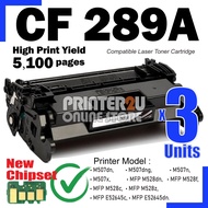 3x Compatible to H* 89A CF289A CF289A CF289X CF 289X LaserJet Pro ENTERPRISE M507dn 507dng M507n M50