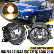 Hardingsun โคมไฟไฟตัดหมอกกันชนหน้าพร้อมหลอดไฟสำหรับ Ford Fiesta MK7 Zetec 2008-2017