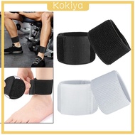 [Kokiya] 1 Pair Soccer Shin Guards Straps AntiSlip Lightweight Soccer Ankle Guards