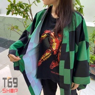 [Có sẵn] Áo haori cosplay Trùng Trụ Thủy Trụ Tanjiro Zenitsu - anime Kimetsu no Yaiba