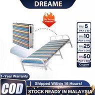 𝑫𝑹𝑬𝑨𝑴𝑬 𝐊𝐚𝐭𝐢𝐥 𝐋𝐢𝐩𝐚𝐭 𝐏𝐞𝐣𝐚𝐛𝐚𝐭 (OFFICE NAP) Foldable Bed |1.2cm Solid Board, Extra Support for Back, Por