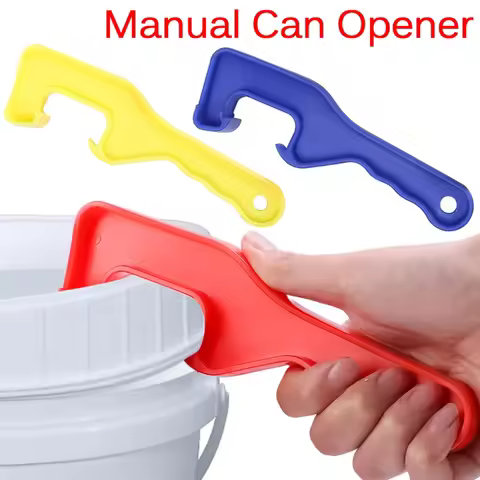 Manual Can Opener Labor Saving Household Plastic Opening Tool for Gallon Honey Bucket Pail Cap Paint