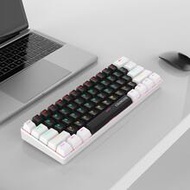 CHANGXIE G61 Gaming Keyboard, USB Wired Keyboard, 61-Key RGB Backlit, Mini Compact Portable Mechanic