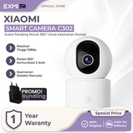 Xiaomi Smart Camera C302 Indoor CCTV 2K Ultra-clear HD 3MP AI Human Detector 360 and Vertical Rotati