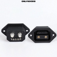 ONLYGOODS Charger Connector With Wire Replacement Plug 2+6 E-Bike Charging Interface