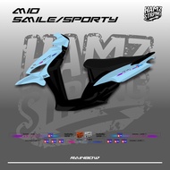 Mio Smile/Sporty One One Nine Tamiya Livery Transparent Striping