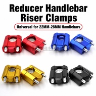 Motorcycle Handlebar Riser Clamp 22mm to 28mm Reducer Adapter Universal Aluminium Handle Bar Mount B