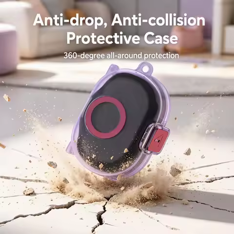 Protective Cover for Anker Soundcore Space A40 TPU Foldable Stand Carabiner Clip Dustproof Case