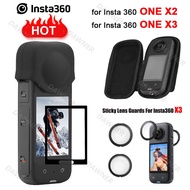 For Insta360 ONE X2 X3 Camera Tempered Glass Film Screen Protector And Lens Protective Frame Case Accessories