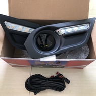 BuyV LED Daytime Running Light For MUX Car Front Bumper DRL Fog Lamp Frame Grille Guard For ISUZU MU