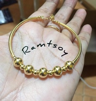 10k pure gold filled bangles