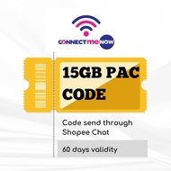 CONNECTme Now 15gb PAC Code (Not for Offshore)
