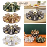 LOVIVER Candy Nut Serving Tray Dry Fruit Holder Candy and Nut Dishes Creative Luxury