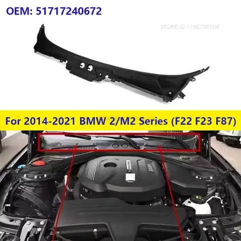 For 2014-2021 BMW 228i 228iX 230i 230iX M2 M235i M235iX M240i M240iX (F22 F23 F87) Wiper Water Plate