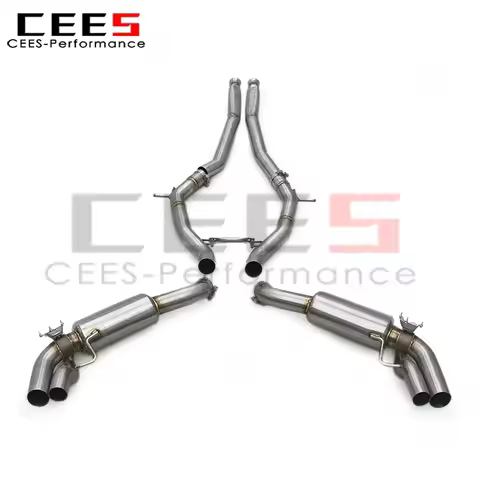 Stainless Steel CEES Racing Exhaust System for Mercedes - Benz S63 AMG COUPE C217 5.5T (2012 - 2019)