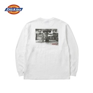 DICKIES MENS TEE LS - DICKIES WHITE เสื้อยืดแขนยาว ผู้ชาย