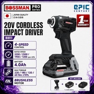 BOSSMANPRO 20V CORDLESS BRUSHLESS IMPACT DRIVER 4 SPEED BI011