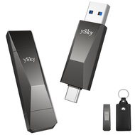 512GB USB 3.2 Solid State Flash Drive 1000MB/s High Speed USB C+ USB 3.2 Gen2 Dual Interfaces Thumb 