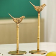 Jedi Home Nordic Light Luxury Entrance Brass Bird Tissue Holder Kitchen Roll Paper Storage Desktop C