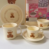 DARLING BEAR Series/Bear/Gom Plate/ Bear Plate/Gom Plate Bear Plate Korean Style Aesthetic Plate/ Vi