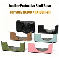Sony DSC-RX100 Camera Leather Protective Case Base For  RX100 M2-M7 RX100 VII Mark 7