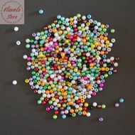 BEADS / PEARL BEADS / IMITATION PEARL BEADS 6MM ROUND SHAPE MIX