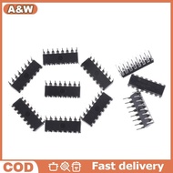 Zaeliahome 10PCS CD4017BE 4017 CD4017 Decade Counter Divider IC NEW
