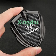 XD 1PCS 3D Metal Car Badge Emblem Stickers Decoration Decal For Honda Accord 7 Civic 5D Fit Crv City