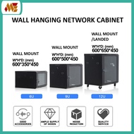 Glass door network router enclosure/Wall Hanging Network Cabinet/ Network Switch cabinet Server Rack