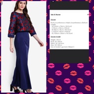Zalia Double Layer Jacquard 1 Piece Dress M