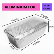 ALUMINIUM FOIL TRAY WITH LID 4423(RECTANGULAR) / BEKAS BUNGKUS / 4438 / 4330 / 4436 / 4573