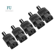 5PCS IEC C13 Power Plug Connector C13 Female Plug Power Adapter Connector 3 Pin Power Socket 250V 10
