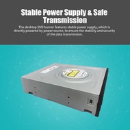 DVD-RW 22X เดสก์ท็อปตัวเลข SATA เครื่องบันทึกดีวีดีพอร์ต DVD อ่านเครื่องเขียนสำหรับเดสก์ท็อปพีซี