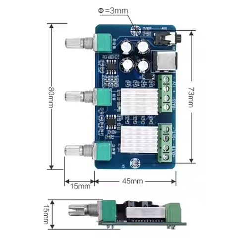 (DT37) 12V for YAMAHA XH-A355 Digital Power Amplifier Board YDA138-E Audio AMP 2.1 Amplificador Bass