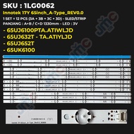 Backlight TV LG 65 Inch 65UK6100PTA.ATIWLJD 65UJ632T - TA.ATIYLJD 65UJ652T 65UK6100