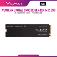 WD Black SN850/SN850X 500GB 1TB 2TB M.2 2280 PCIe NVMe Gen4 SSD (With or Without Heatsink)