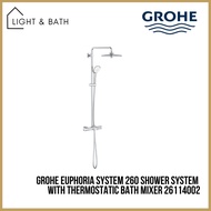 Grohe Euphoria System 260 Shower System With Thermostatic Bath Mixer 26114002