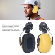 1 Pair Safety Helmet Earmuff Noise Reduction Hearing Protection For Construction Site