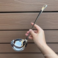 304 Long-handled Table Spoon Public Spoon Oversized Deep Large Soup Spoon Fine Polishing Table Spoon