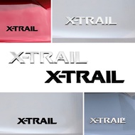 Auto Exterior ABS Plastic Black/Silver X-TRAIL XTRAIL Letter Logo Fender Trunk Tail Rear Decal Decor For Nissan Auto Accessories