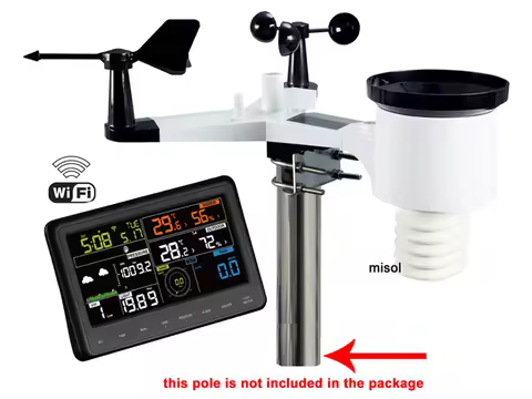 Wireless Weather Station Connect to WiFi, Upload Data to Web Wunderground