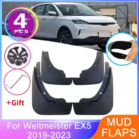 For Weltmeister EX5 EX 5 EX5-Z EX5Z 2019 2020 2021 2022 2023 Fender Front Rear Mudguard Splash Guard