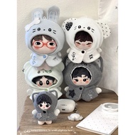 Doll Set Small Bear Suit Suitable For Dolls 10cm High Cloth Doll 10cm Doll Bag