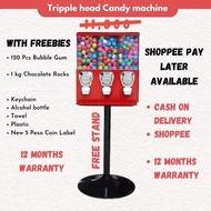 SALE-Triple Head Candy Vendo Machine with FREEBIES