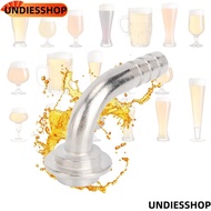 UNDIESSHOP Beer Line Connector Kit, Hex Nut Barb Connector Keg Coupler Fitting, Practical Home Brewi