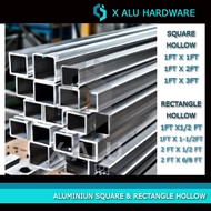 Aluminium Hollow 1-1/2” x 1-1/2” 长方形 铝管
