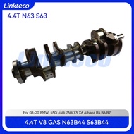 Engine part Crankshaft Fit 4.4 T L V8 GAS N63 N63B44 For 08-20 BMW 550i 650i 750i X5 X6 Albana B5 B6