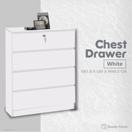 Chest Drawer With Lock 3 Laci 4 Laci 3 Drawer 4 Drawer 3 Tier 4 Tier Chest Drawer Cupboard Cabinet F